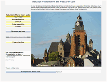 Tablet Screenshot of dom-wetzlar.de